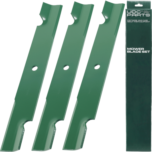 UDC Parts Mower Blades for Bad Boy 54 Inch 038-0005-00 MZ Magnum 54 MZ Rambler CZT Elite / High Lift Mulching / 3 Pack  UDC Parts Mower Blades for Bad Boy 54 Inch 038-0005-00 MZ Magnum 54 MZ Rambler CZT Elite / High Lift Mulching / 3 Pack