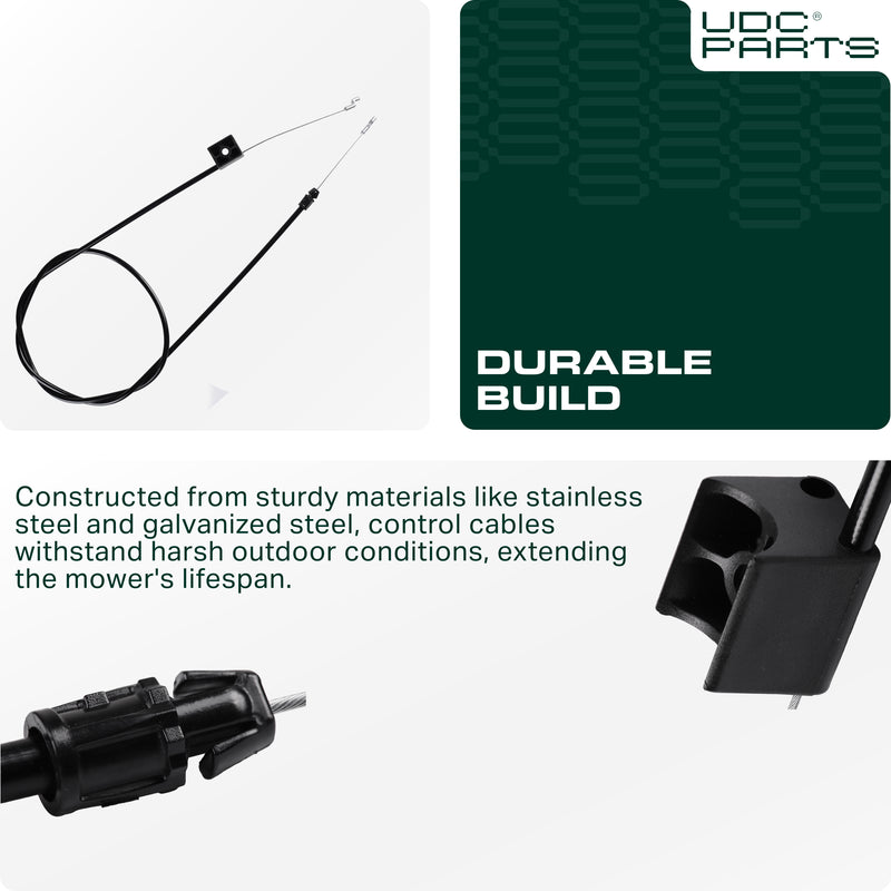 UDC Parts 104-8677 Control Cable for Toro 20001 20003 20005 20009 20016 20019 20069 20071 20072 20995 Lawn Mowers  UDC Parts 104-8677 Control Cable for Toro 20001 20003 20005 20009 20016 20019 20069 20071 20072 20995 Lawn Mowers