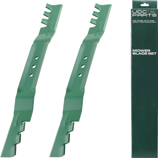 UDC Parts 22 Inch Recycler Lawn Mower Blades for Toro 131-4547-03 / 2 Pack Gator Mulching Blades / Replaces OEM no. 108-9764-03 104-8697-03 131-4546-03 20339 20378 21465 20332 20018 20074 20331 20333 Bulk Lawn Mower Blades -  UDC Parts 22 Inch Recycler Lawn Mower Blades for Toro 131-4547-03 / 2 Pack Gator Mulching Blades / Replaces OEM no. 108-9764-03 104-8697-03 131-4546-03 20339 20378 21465 20332 20018 20074 20331 20333