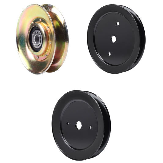 UDC Parts Mower Kit / Pulley 127783 + Pulley 129861 + Pulley 195945 / Fits Poulan Pro PB19542LT PK20H42YT MOWER PARTS - UDC Parts Mower Kit / Pulley 127783 + Pulley 129861 + Pulley 195945 / Fits Poulan Pro PB19542LT PK20H42YT