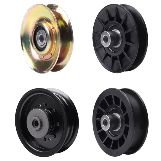 UDC Parts Mower Kit / Pulley 127783 + Pulley 532194326 + Pulley 532194327 + Pulley 532196104 / Fits Husqvarna LT1597 MOWER PARTS - UDC Parts Mower Kit / Pulley 127783 + Pulley 532194326 + Pulley 532194327 + Pulley 532196104 / Fits Husqvarna LT1597