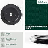 UDC Parts 532129861 Idler Pulley / 42 48 54 inch deck / for Craftsman Husqvarna Poulan 129861 153535 173436 177865 532173436 532153535 Mower Pulleys -  UDC Parts 532129861 Idler Pulley / 42 48 54 inch deck / for Craftsman Husqvarna Poulan 129861 153535 173436 177865 532173436 532153535