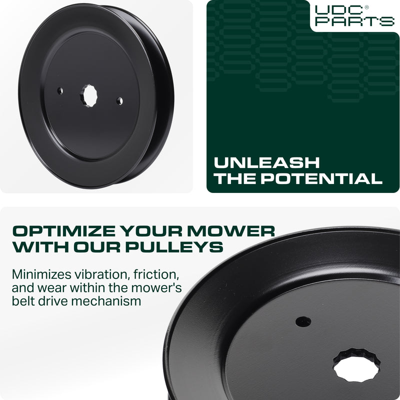 UDC Parts 532129861 Idler Pulley / 42 48 54 inch deck / for Craftsman Husqvarna Poulan 129861 153535 173436 177865 532173436 532153535 Mower Pulleys -  UDC Parts 532129861 Idler Pulley / 42 48 54 inch deck / for Craftsman Husqvarna Poulan 129861 153535 173436 177865 532173436 532153535