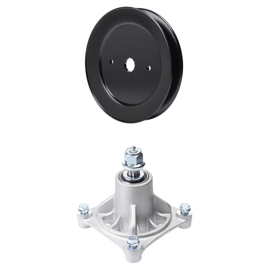 UDC Parts Mower Kit / Pulley 129861 + Spindle 532174356 / Fits Poulan Pro CO24H48STA COGT22H48A DB24H48YT DB27H48YT PK23H48YT XT24H48YT MOWER PARTS - UDC Parts Mower Kit / Pulley 129861 + Spindle 532174356 / Fits Poulan Pro CO24H48STA COGT22H48A DB24H48YT DB27H48YT PK23H48YT XT24H48YT
