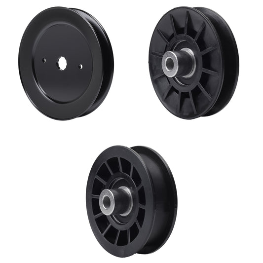 UDC Parts Mower Kit / Pulley 129861 + Pulley 532194326 + Pulley 532194327 / Fits Poulan Pro PB22H54BF PB22H54BFX PBGTGE MOWER PARTS - UDC Parts Mower Kit / Pulley 129861 + Pulley 532194326 + Pulley 532194327 / Fits Poulan Pro PB22H54BF PB22H54BFX PBGTGE
