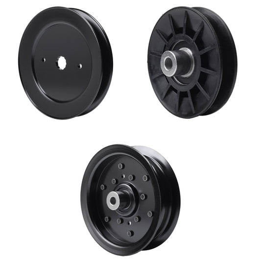 UDC Parts Mower Kit / Pulley 129861 + Pulley 532194326 + Pulley 532196106 / Fits RedMax YT1842 MOWER PARTS - UDC Parts Mower Kit / Pulley 129861 + Pulley 532194326 + Pulley 532196106 / Fits RedMax YT1842