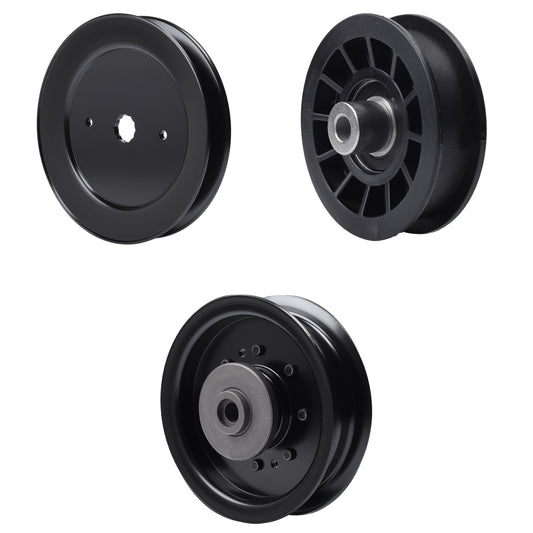 UDC Parts Mower Kit / Pulley 532129861 + Pulley 532194327 + Pulley 532196104 / Fits Jonsered GT52F MOWER PARTS - UDC Parts Mower Kit / Pulley 532129861 + Pulley 532194327 + Pulley 532196104 / Fits Jonsered GT52F