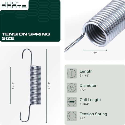 UDC Parts 532169022 Tension Spring / 2 pcs / for Husqvarna AYP Craftsman 133503 169022 05-022 MOM70-0048  UDC Parts 532169022 Tension Spring / 2 pcs / for Husqvarna AYP Craftsman 133503 169022 05-022 MOM70-0048