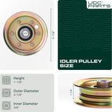 UDC Parts 173437 Idler Pulley / 42 44 inch deck/for Husqvarna Poulan Craftsman 131494 165888 532104360 532131494 LT16542 LT18452 LTH1342 LTH1542 Products -  UDC Parts 173437 Idler Pulley / 42 44 inch deck/for Husqvarna Poulan Craftsman 131494 165888 532104360 532131494 LT16542 LT18452 LTH1342 LTH1542