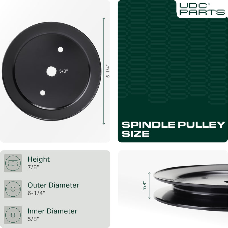 UDC Parts 532195945 Idler Pulley / 42 46 inch deck/for Craftsman Poulan Husqvarna 195945 197473 197473 532197473 CT153 CT154 CTH163T CTH164T CTH173  UDC Parts 532195945 Idler Pulley / 42 46 inch deck/for Craftsman Poulan Husqvarna 195945 197473 197473 532197473 CT153 CT154 CTH163T CTH164T CTH173
