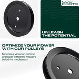 UDC Parts 532195945 Idler Pulley / 42 46 inch deck/for Craftsman Poulan Husqvarna 195945 197473 197473 532197473 CT153 CT154 CTH163T CTH164T CTH173  UDC Parts 532195945 Idler Pulley / 42 46 inch deck/for Craftsman Poulan Husqvarna 195945 197473 197473 532197473 CT153 CT154 CTH163T CTH164T CTH173