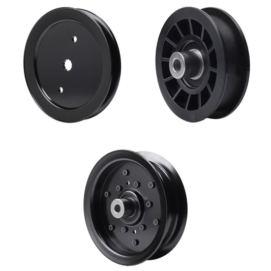 UDC Parts Mower Kit / Pulley 195945 + Pulley 532196106 + Pulley 532194327 / Fits Husqvarna 2146XLS 2246LS 2346XLS LT1942 LT2223A2 LTH171 TS246 TS346 YT16542 YT16542T YT1942 YT1942T YT46LS YTA18542 MOWER PARTS - UDC Parts Mower Kit / Pulley 195945 + Pulley 532196106 + Pulley 532194327 / Fits Husqvarna 2146XLS 2246LS 2346XLS LT1942 LT2223A2 LTH171 TS246 TS346 YT16542 YT16542T YT1942 YT1942T YT46LS YTA18542