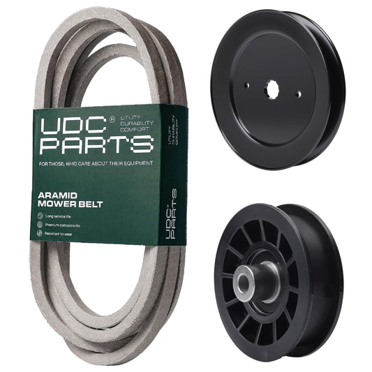 UDC Parts Mower Kit / Belt 196103 + Pulley 129861 + Pulley 532194327 / Fits Statesman SOGT26H54 MOWER PARTS - UDC Parts Mower Kit / Belt 196103 + Pulley 129861 + Pulley 532194327 / Fits Statesman SOGT26H54