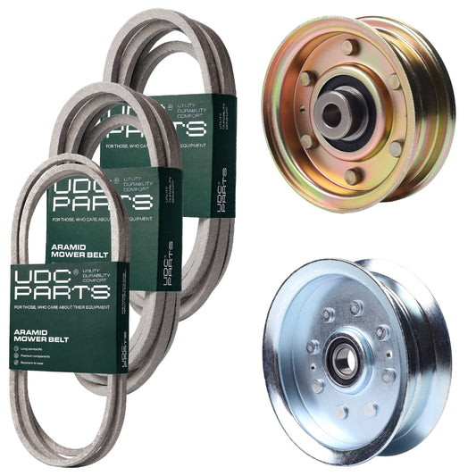 UDC Parts Mower Kit / Belt 754-04033 + Belt 754-04062 + Belt 754-04118 + Pulley 756-04224 + Pulley GY20629 / Fits Yard-Man LT-46 MOWER PARTS - UDC Parts Mower Kit / Belt 754-04033 + Belt 754-04062 + Belt 754-04118 + Pulley 756-04224 + Pulley GY20629 / Fits Yard-Man LT-46