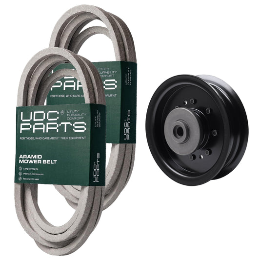 UDC Parts Mower Kit / Belt 539114557 + Belt 539117245 + Pulley 532196104 / Fits Husqvarna LSZ4622 LSZ5422 LSZ5424 RZ4619 RZ4620 RZ5422 RZ5424 MOWER PARTS - UDC Parts Mower Kit / Belt 539114557 + Belt 539117245 + Pulley 532196104 / Fits Husqvarna LSZ4622 LSZ5422 LSZ5424 RZ4619 RZ4620 RZ5422 RZ5424