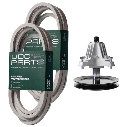 UDC Parts Mower Kit / Belt 754-04033 + Belt 754-04118 + Spindle 618-06989 / Fits Yard-Man LT-46 MOWER PARTS - UDC Parts Mower Kit / Belt 754-04033 + Belt 754-04118 + Spindle 618-06989 / Fits Yard-Man LT-46
