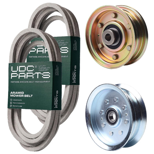 UDC Parts Mower Kit / Belt 754-04033 + Belt 754-04118 + Pulley 756-04224 + Pulley GY20629 / Fits Yard-Man LT-46 MOWER PARTS - UDC Parts Mower Kit / Belt 754-04033 + Belt 754-04118 + Pulley 756-04224 + Pulley GY20629 / Fits Yard-Man LT-46