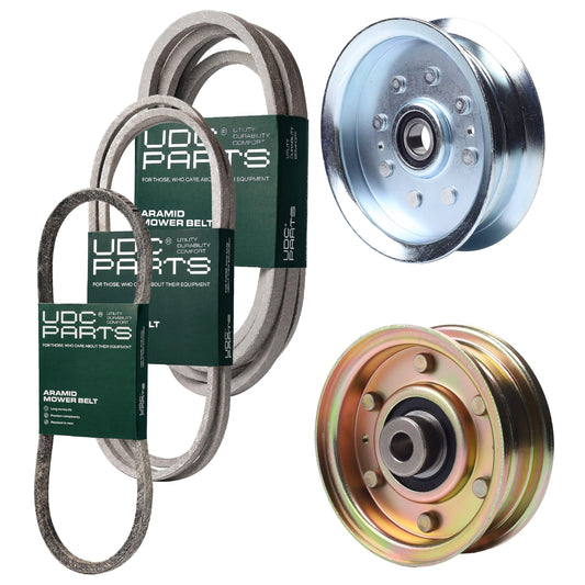 UDC Parts Mower Kit / Belt 754-04033 + Belt 754-0467 + Belt 754-0468 + Pulley 756-04224 + Pulley GY20629 / Fits Yard-Man LT-42 MOWER PARTS - UDC Parts Mower Kit / Belt 754-04033 + Belt 754-0467 + Belt 754-0468 + Pulley 756-04224 + Pulley GY20629 / Fits Yard-Man LT-42