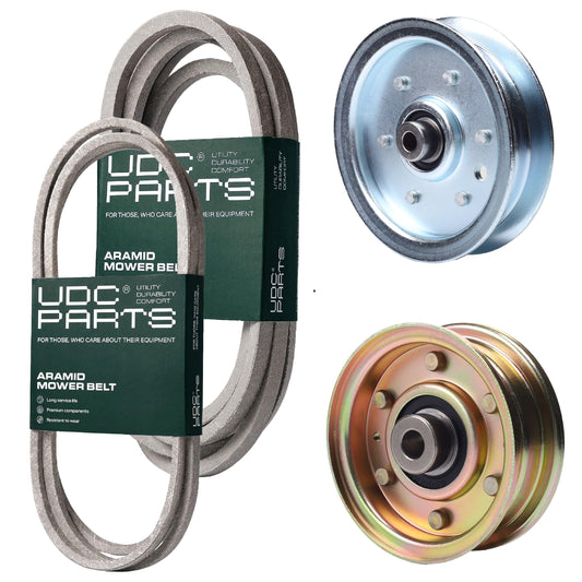 UDC Parts Mower Kit / Belt 754-04033 + Belt 954-0461 + Pulley 756-04224 + Pulley 756-1229 / Fits Cub Cadet LT-1022 MOWER PARTS - UDC Parts Mower Kit / Belt 754-04033 + Belt 954-0461 + Pulley 756-04224 + Pulley 756-1229 / Fits Cub Cadet LT-1022