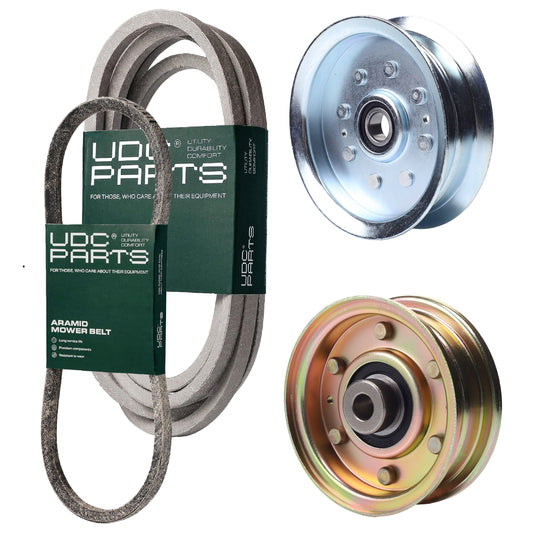 UDC Parts Mower Kit / Belt 754-04033 + Belt 754-0468 + Pulley 756-04224 + Pulley GY20629 / Fits Yard-Man LT-42 MOWER PARTS - UDC Parts Mower Kit / Belt 754-04033 + Belt 754-0468 + Pulley 756-04224 + Pulley GY20629 / Fits Yard-Man LT-42