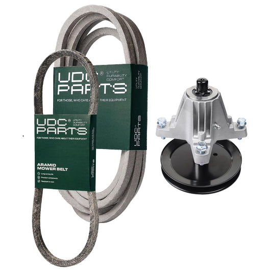 UDC Parts Mower Kit / Belt 754-04033 + Belt 754-0468 + Spindle 918-06991 / Fits Yard-Man LT-42 MOWER PARTS - UDC Parts Mower Kit / Belt 754-04033 + Belt 754-0468 + Spindle 918-06991 / Fits Yard-Man LT-42