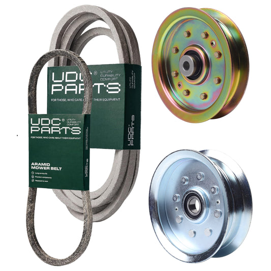 UDC Parts Mower Kit / Belt 754-04033 + Belt 754-0468 + Pulley 956-04129 + Pulley GY20629 / Fits Yard-Man LT-42 MOWER PARTS - UDC Parts Mower Kit / Belt 754-04033 + Belt 754-0468 + Pulley 956-04129 + Pulley GY20629 / Fits Yard-Man LT-42