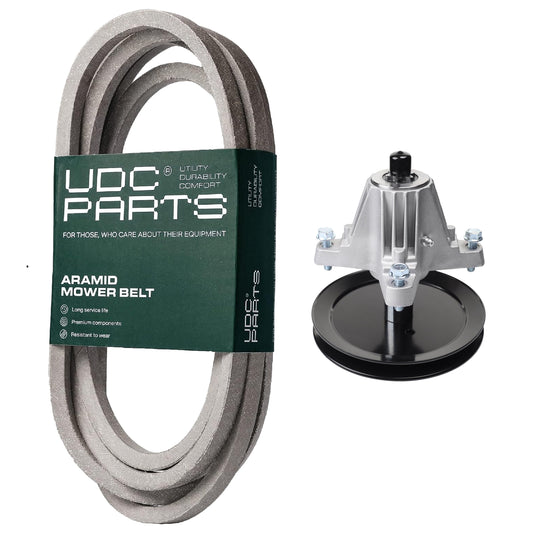 UDC Parts Mower Kit / Belt 754-04033 + Spindle 618-06989 / Fits Yard-Man LT-46 MOWER PARTS - UDC Parts Mower Kit / Belt 754-04033 + Spindle 618-06989 / Fits Yard-Man LT-46