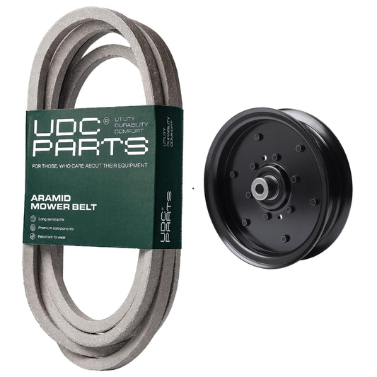 UDC Parts Mower Kit / Belt 754-04033 + Pulley 756-04511B / Fits Troy-Bilt Mustang 42 XP Mustang XP 42 MOWER PARTS - UDC Parts Mower Kit / Belt 754-04033 + Pulley 756-04511B / Fits Troy-Bilt Mustang 42 XP Mustang XP 42