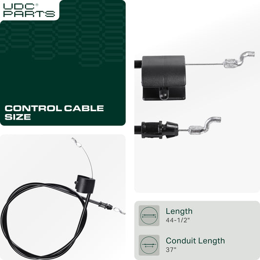 UDC Parts 2034B Control Cable for Swisher ST50022STDQ ST6002212V ST60022DXQ12RK ST60022Q ST65022DXQ ST67522BS ST67522Q and ST65022Q High Wheel Trimmers Products - UDC Parts 2034B Control Cable for Swisher ST50022STDQ ST6002212V ST60022DXQ12RK ST60022Q ST65022DXQ ST67522BS ST67522Q and ST65022Q High Wheel Trimmers