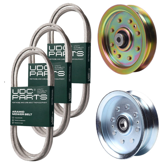UDC Parts Mower Kit / Belt 754-04060 + Belt 754-04062 + Belt 754-04249 + Pulley 956-04129 + Pulley GY20629 / Fits Yard-Man LT-46 MOWER PARTS - UDC Parts Mower Kit / Belt 754-04060 + Belt 754-04062 + Belt 754-04249 + Pulley 956-04129 + Pulley GY20629 / Fits Yard-Man LT-46