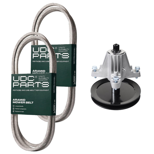 UDC Parts Mower Kit / Belt 754-04219 + Belt 754-04249 + Spindle 618-06989 / Fits Yard-Man LT-46 MOWER PARTS - UDC Parts Mower Kit / Belt 754-04219 + Belt 754-04249 + Spindle 618-06989 / Fits Yard-Man LT-46