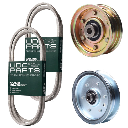 UDC Parts Mower Kit / Belt 754-0467 + Belt 754-0497 + Pulley 756-04224 + Pulley 756-1229 / Fits Huskee 608G 608H MOWER PARTS - UDC Parts Mower Kit / Belt 754-0467 + Belt 754-0497 + Pulley 756-04224 + Pulley 756-1229 / Fits Huskee 608G 608H