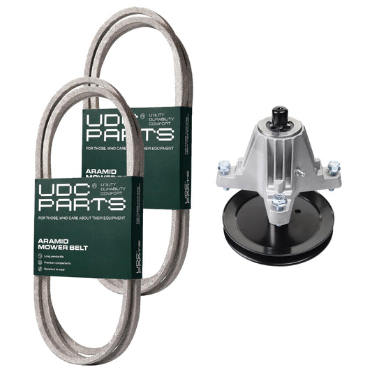UDC Parts Mower Kit / Belt 754-04249 + Belt 754-0467 + Spindle 918-06991 / Fits Yard-Man LT-42 MOWER PARTS - UDC Parts Mower Kit / Belt 754-04249 + Belt 754-0467 + Spindle 918-06991 / Fits Yard-Man LT-42