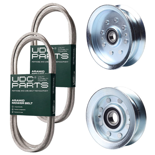 UDC Parts Mower Kit / Belt GX20006 + Belt GX20072 + Pulley GY20629 + Pulley GY22172 / Fits SABO 108-14.5 108-17HS MOWER PARTS - UDC Parts Mower Kit / Belt GX20006 + Belt GX20072 + Pulley GY20629 + Pulley GY22172 / Fits SABO 108-14.5 108-17HS