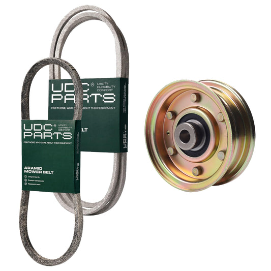 UDC Parts Mower Kit / Belt 754-04045 + Belt 754-0468 + Pulley 756-04224 / Fits Cub Cadet LT-1040 MOWER PARTS - UDC Parts Mower Kit / Belt 754-04045 + Belt 754-0468 + Pulley 756-04224 / Fits Cub Cadet LT-1040