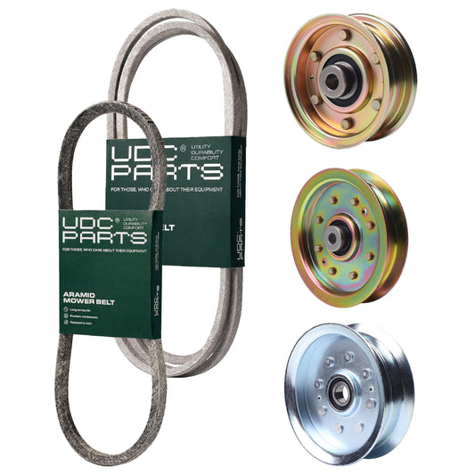 UDC Parts Mower Kit / Belt 754-04249 + Belt 954-05001 + Pulley 756-04224 + Pulley 956-04129 + Pulley GY20629 / Fits Yard-Machines LT-42 MOWER PARTS - UDC Parts Mower Kit / Belt 754-04249 + Belt 954-05001 + Pulley 756-04224 + Pulley 956-04129 + Pulley GY20629 / Fits Yard-Machines LT-42