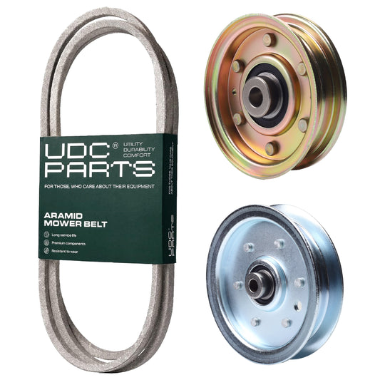 UDC Parts Mower Kit / Belt 754-0467 + Pulley 756-04224 + Pulley 756-1229 / Fits Huskee 608G 608H 608P MOWER PARTS - UDC Parts Mower Kit / Belt 754-0467 + Pulley 756-04224 + Pulley 756-1229 / Fits Huskee 608G 608H 608P