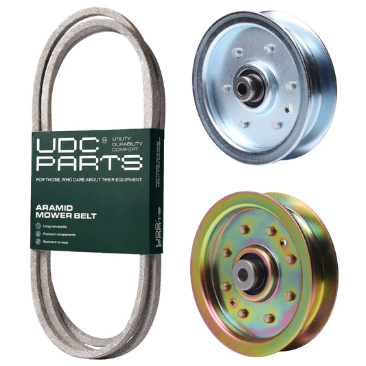 UDC Parts Mower Kit / Belt 754-04045 + Pulley 756-1229 + Pulley 956-04129 / Fits Cub Cadet RZT-42 MOWER PARTS - UDC Parts Mower Kit / Belt 754-04045 + Pulley 756-1229 + Pulley 956-04129 / Fits Cub Cadet RZT-42