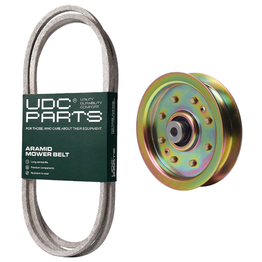 UDC Parts Mower Kit / Belt 754-04045 + Pulley 956-04129 / Fits Cub Cadet LT-1040 LT-1042 RZT-42 MOWER PARTS - UDC Parts Mower Kit / Belt 754-04045 + Pulley 956-04129 / Fits Cub Cadet LT-1040 LT-1042 RZT-42
