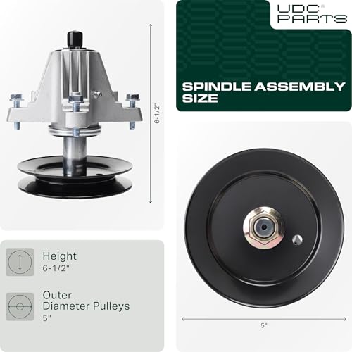 618-06980 Spindle Assembly / 50 inch deck / Replacement for MTD Troy Bilt 918-06980 Cub Cadet RZT-L50 S50KH LX50 S50 Products - 618-06980 Spindle Assembly / 50 inch deck / Replacement for MTD Troy Bilt 918-06980 Cub Cadet RZT-L50 S50KH LX50 S50