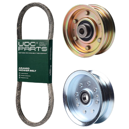 UDC Parts Mower Kit / Belt 754-0468 + Pulley 756-04224 + Pulley GY20629 / Fits Yard-Man LT-42 MOWER PARTS - UDC Parts Mower Kit / Belt 754-0468 + Pulley 756-04224 + Pulley GY20629 / Fits Yard-Man LT-42