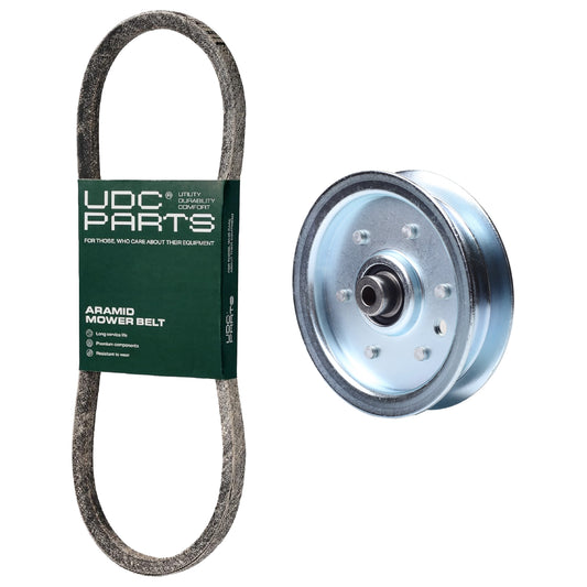 UDC Parts Mower Kit / Belt 754-0468 + Pulley 756-1229 / Fits Huskee 608G 608H 608P MOWER PARTS - UDC Parts Mower Kit / Belt 754-0468 + Pulley 756-1229 / Fits Huskee 608G 608H 608P