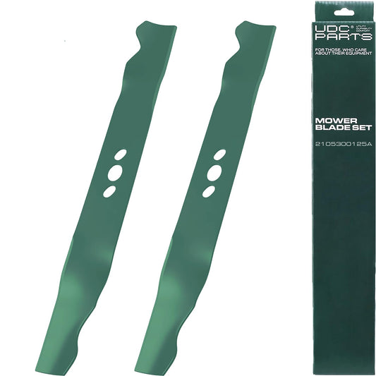 UDC Parts 2105300125A High Lift Lawn Mower Blades Replacement for Hyper Tough MNA152701 MNA152505 MNA152516 / 2 Pack Mower Blades - UDC Parts 2105300125A High Lift Lawn Mower Blades Replacement for Hyper Tough MNA152701 MNA152505 MNA152516 / 2 Pack
