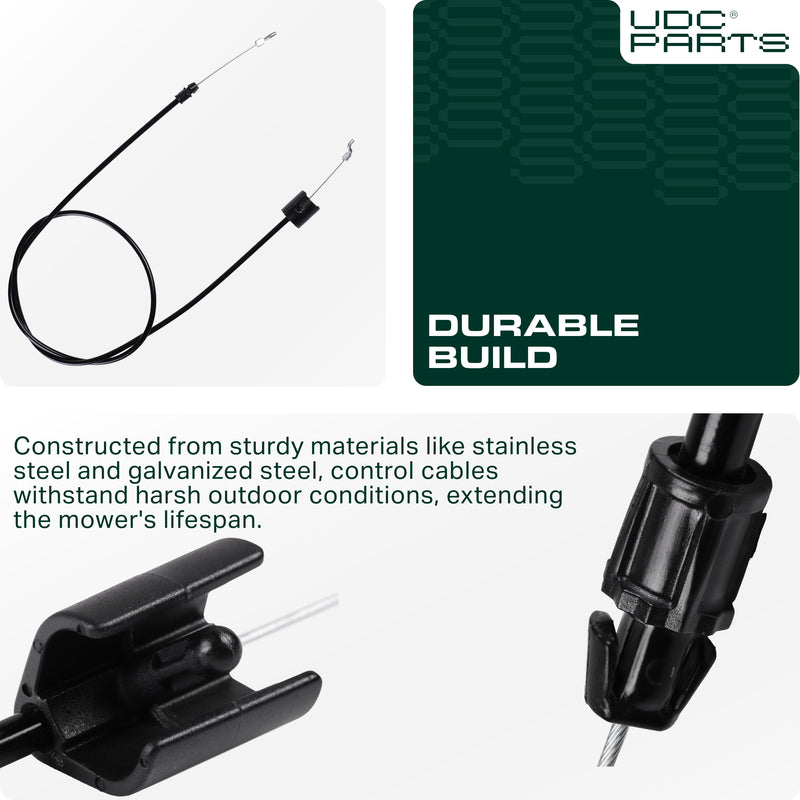 UDC Parts 532176556 176556 Engine Zone Control Cable for Craftsman 532162778 162778 Husqvarna Poulan Weed Eater 180817 Walk Behind Lawn Mowers MOWER PARTS -  UDC Parts 532176556 176556 Engine Zone Control Cable for Craftsman 532162778 162778 Husqvarna Poulan Weed Eater 180817 Walk Behind Lawn Mowers