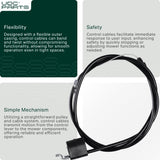 UDC Parts 532176556 176556 Engine Zone Control Cable for Craftsman 532162778 162778 Husqvarna Poulan Weed Eater 180817 Walk Behind Lawn Mowers MOWER PARTS -  UDC Parts 532176556 176556 Engine Zone Control Cable for Craftsman 532162778 162778 Husqvarna Poulan Weed Eater 180817 Walk Behind Lawn Mowers