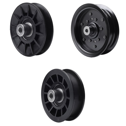 UDC Parts Mower Kit / Pulley 532194326 + Pulley 532196106 + Pulley 532194327 / Fits Husqvarna 2146XLS 2246LS 2346XLS LT1942 LT2223A2 LTH171 TS246 TS346 YT16542 YT16542T YT1942 YT1942T YT46LS YTA18542 MOWER PARTS - UDC Parts Mower Kit / Pulley 532194326 + Pulley 532196106 + Pulley 532194327 / Fits Husqvarna 2146XLS 2246LS 2346XLS LT1942 LT2223A2 LTH171 TS246 TS346 YT16542 YT16542T YT1942 YT1942T YT46LS YTA18542