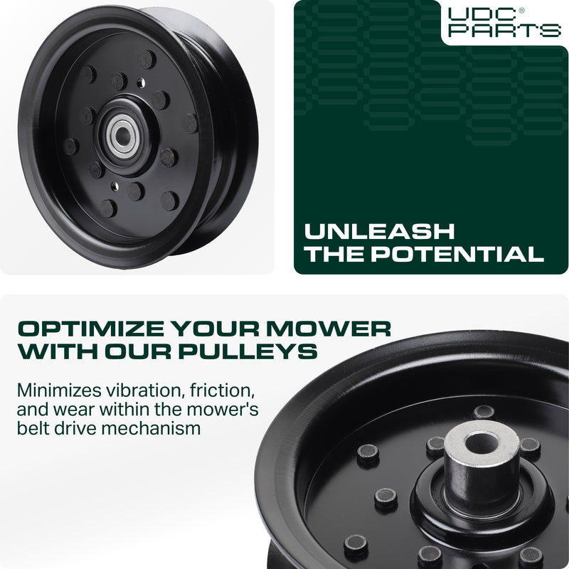 UDC Parts 532196106 Idler Pulley/ 42 46 48 54 inch deck/ for Craftsman Husqvarna Ariens Poulan 197379 196106 MZ 54 RZ 5424 YTH24K48 2042 LS  UDC Parts 532196106 Idler Pulley/ 42 46 48 54 inch deck/ for Craftsman Husqvarna Ariens Poulan 197379 196106 MZ 54 RZ 5424 YTH24K48 2042 LS