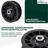 UDC Parts 539110311 Idler Pulley for Husqvarna Craftsman and Poulan Mower 14259 607163 MZ6125 RZ3016 RZ4219 RZ4619 Mower Pulleys -  UDC Parts 539110311 Idler Pulley for Husqvarna Craftsman and Poulan Mower 14259 607163 MZ6125 RZ3016 RZ4219 RZ4619