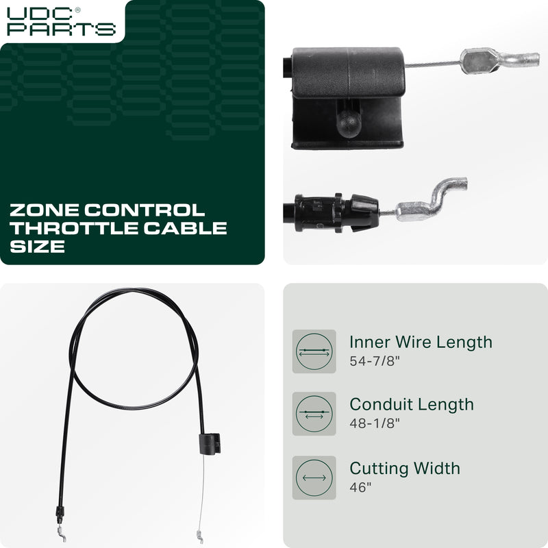 UDC Parts 582991501 158152 Zone Control Cable for Craftsman Poulan Husqvarna AYP Weed Eater 532158152 Lawn Mowers  UDC Parts 582991501 158152 Zone Control Cable for Craftsman Poulan Husqvarna AYP Weed Eater 532158152 Lawn Mowers