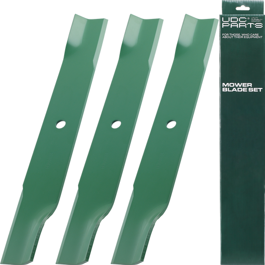 UDC Parts 601124 Mower Blades for Hustler 54 Inch Raptor SD Fastrak 797696 Raptor SDX X XD XL 797704 Big Dog 601013 602416 797712 / 3 Pack Low Lift Blades  UDC Parts 601124 Mower Blades for Hustler 54 Inch Raptor SD Fastrak 797696 Raptor SDX X XD XL 797704 Big Dog 601013 602416 797712 / 3 Pack Low Lift Blades